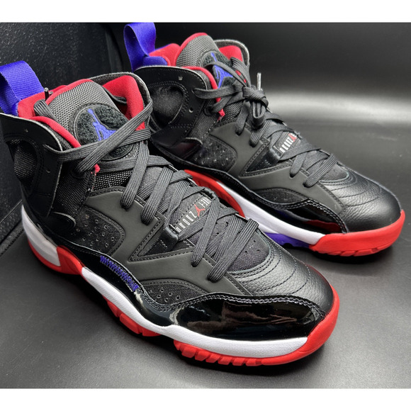 Nike Jumpman Two Trey Men's Size 8.5 Black/True Blue Sneakers – New in Box - Picture 2 of 11